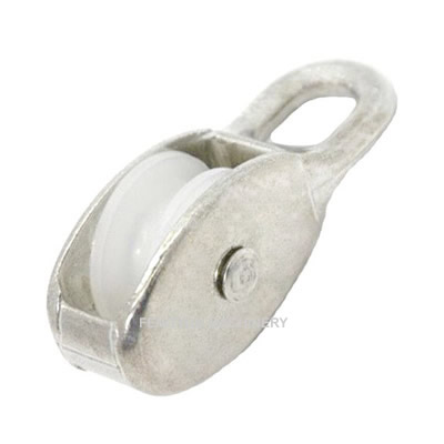 Die Cast Nylon Pulley Single Sheave with Fixed Eye