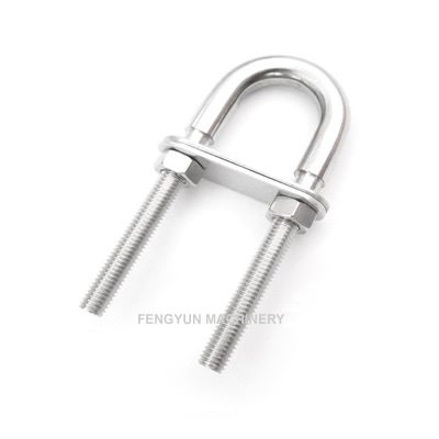 Stainless Steel U Bolt with 2 Plates and Nuts