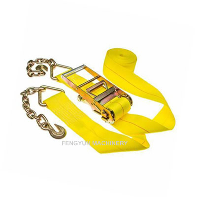 4″ Ratchet Strap w/ Chain Extension